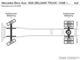 Mercedes-Benz Axor 1828 (BELGIAN TRUCK / HIAB 122 E / MANUAL ...