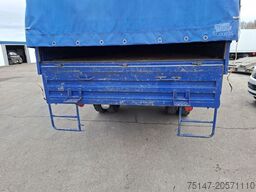 MERCEDES-BENZ 1017 A 4x4 Allrad 3-Sitzer Pritsche+Plane ex-THW