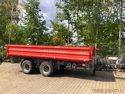 Möslein TTD 19 Schwebheim  19 t Tandemkipper- Tieflader, Breitbereifung