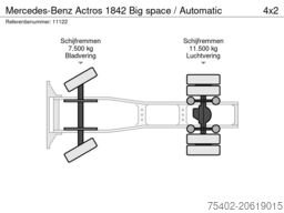 Mercedes-Benz Actros 1842 Big space / Automatic