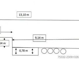 Dinkel 4 achs Tieflader Pl Spr 2x Lenk Hubdach