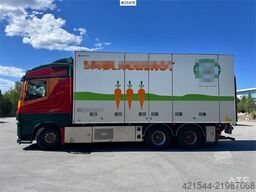 Volvo FH540 6x2 box truck – full side opening – fridge/f
