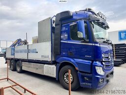 Mercedes-Benz Actros 2553 6x2 crane truck with 19 tm Palfinger c