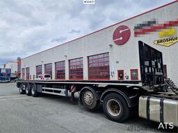 Alim trailer semi-trailer with container locks and fric