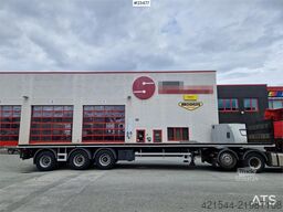 Alim trailer semi-trailer with container locks and fric