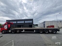 Alim trailer semi-trailer with container locks and fric