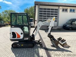 BOBCAT E19 MS01 AUX1+2 2xTieflöffel 1x Grabenräumwanne