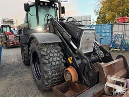 Huddig 1260B Backhoe loader with rail wheels – 3 buckets,