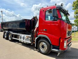 Volvo FH 420 6X2 HOOKLIFT + Z-CRANE HMF 1144 K1 - ALU...