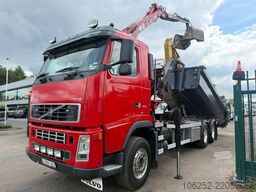 Volvo FH 420 6X2 HOOKLIFT + Z-CRANE HMF 1144 K1 - ALU...