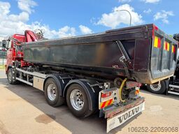 Volvo FH 420 6X2 HOOKLIFT + Z-CRANE HMF 1144 K1 - ALU...