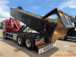 Volvo FH 420 6X2 HOOKLIFT + Z-CRANE HMF 1144 K1 - ALU...