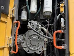 Volvo ECR355EL excavator with bucket, rototilt, and GPS