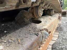 Volvo ECR355EL excavator with bucket, rototilt, and GPS