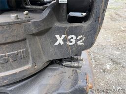 Volvo ECR355EL excavator with bucket, rototilt, and GPS