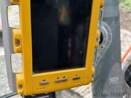 Volvo ECR355EL excavator with bucket, rototilt, and GPS