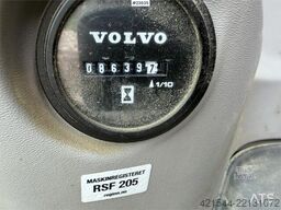 Volvo ECR355EL excavator with bucket, rototilt, and GPS