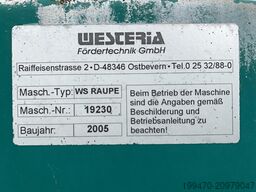 Westeria WindSifter  on tracks