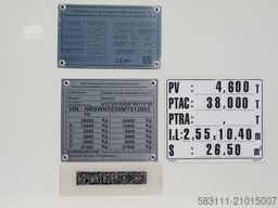 LEGRAS CEMENTONACZEPA /  3 KOMORY / 38  000 L / SILOS