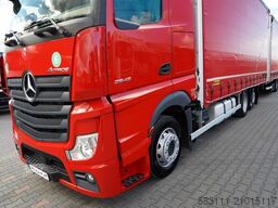 MERCEDES-BENZ ACTROS 2545 / ZESTAW TANDEM 120 M3 / PRZEJAZDOW