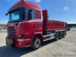 Scania R730 Tridem Tipper truck. Snowrigged.