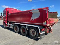 Scania R730 Tridem Tipper truck. Snowrigged.