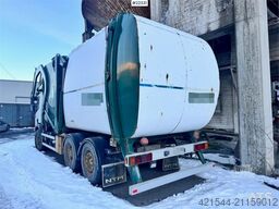 Scania P114 380 refuse compactor truck with front loader