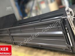 Decker Containerbau Plattform, Stahlklappwände,Pendelklappe