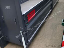 Decker Containerbau Plattform, Stahlklappwände,Pendelklappe