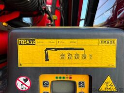 Mercedes-Benz Actros 1832 4x2 FASSI F135A22 / BOX L=3707 mm