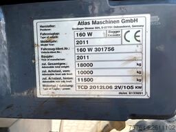 ATLAS 160 W/Verstellausleger/Zusatzhydraulik/2x Stück