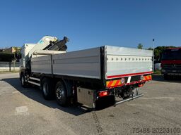 Volvo FH 12- 420 CASSONE+GRU PM 37 BIANCO 6X2