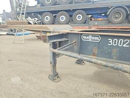 VAN HOOL 40 FOOT  CONTAINER CHASSIS / 20 FOOT/ STEEL SUS...