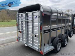 Ifor Williams Viehanhänger TA510G 12x6 372x178cm Höhe: 182cm 3,5t.
