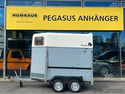 HUMBAUR Single 1,5er Pferdeanhänger Holz/Poly 1,6t