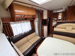 RAPIDO 9005 DFH - Hub/Einzelbetten - Heckbad - Klima