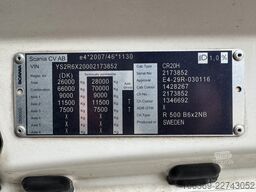 SCANIA R500 NGS CR20H 6x2 26 m3 Silo