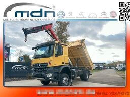 MERCEDES-BENZ Arocs 1846 4x4 Kipper Kran FUNK AHK 55to