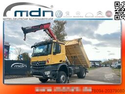 MERCEDES-BENZ Arocs 1846 4x4 Kipper Kran FUNK AHK 55to