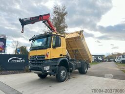 MERCEDES-BENZ Arocs 1846 4x4 Kipper Kran FUNK AHK 55to