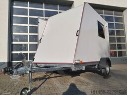 Tomplan Sport uns Transport Camping isolierter Koffer mit Heckrampe führerscheinfrei 100km/H Neu