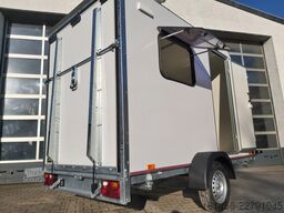 Tomplan Sport uns Transport Camping isolierter Koffer mit Heckrampe führerscheinfrei 100km/H Neu