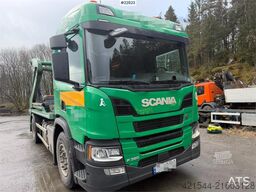 Scania P360 lift dumper with rotator and remote control