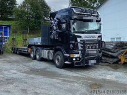 Scania R730 6x4 combo truck with tipping hydraulics