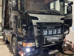 Scania R730 6x4 combo truck with tipping hydraulics