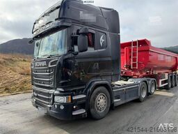 Scania R580 6x2 tractor unit with tipping hydraulics, com