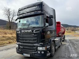 Scania R580 6x2 tractor unit with tipping hydraulics, com