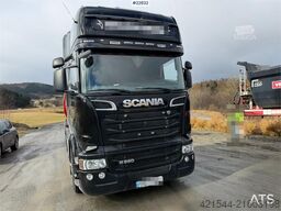 Scania R580 6x2 tractor unit with tipping hydraulics, com