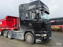 Scania R580 6x2 tractor unit with tipping hydraulics, com