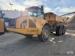 Volvo A25D 6x6 articulated hauler with white registratio